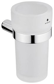 NIMCO BR 11058W-26 - Portaspazzolino a parete BORMO opaco vetro/cromo lucido