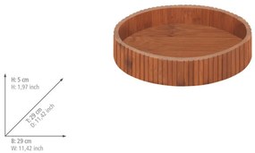 Portaspezie girevole in bambù ø 29 cm Mera - Wenko