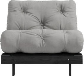 Poltrona grigia Roots Black Night - Karup Design