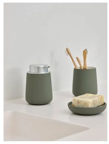 Portasapone in porcellana verde Nova - Zone