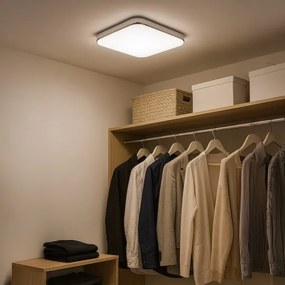 Plafoniera LED NEMO LED/36W/230V 50x50 cm cromo lucido