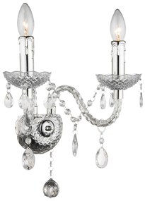 Lampada da parete EBT017-2W Transparent