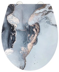 Sedile per WC con chiusura automatica 37,5 x 44,5 cm Licata - Wenko