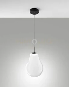 Noa sospensione trasparente 1 luce in vetro attacco led cct 14w - 1...