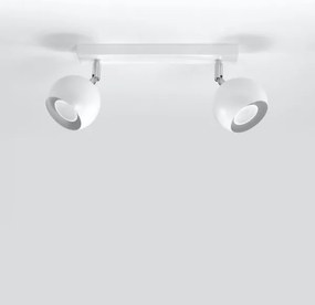 Sollux SL.0438 - Faretto da binario OCULARE 2xGU10/10W/230V