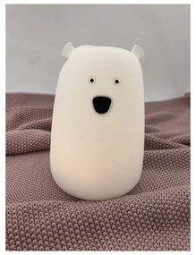 Lampada touch LED RGB per bambini BEAR LED/0,8W/5V bianca + USB