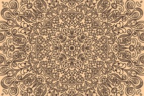 Carta da parati autoadesiva – Ornamento con motivo floreale