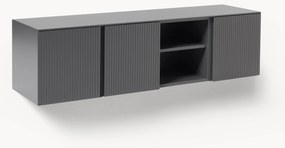 Credenza bassa con fronte millerighe Shea