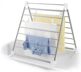 WENKO 3772020100 - Stendibiancheria PROFI 65x150 cm acciaio inox/argento/bianco