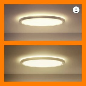 WiZ - Plafoniera LED RGB dimmerabile SUPERSLIM LED/22W/230V Wi-Fi bianco