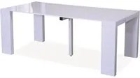 Tavolo da pranzo estensibile Dina 200/40x94x75 cm Bianco laccato