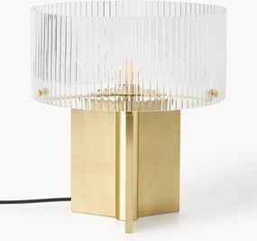 Lampada da tavolo in vetro millerighe Emmi