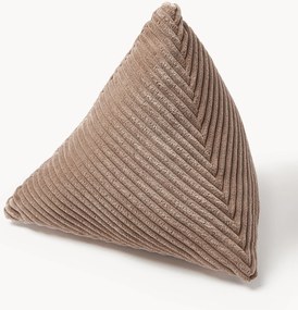 Cuscino triangolare in velluto a coste Kylen