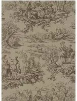 Little Greene Carta da parati Lovers Toile - Attic II