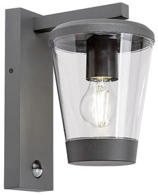 Rabalux 7267 - Lampada a parete da esterno con sensore SAVANO 1xE27/40W/230V IP44