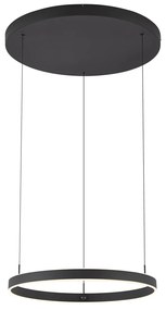 Lampada a sospensione di design nera dimmerabile a 3 livelli - Titmus