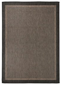 Tappeto Da Esterni A Tessitura Piatta 140x200 Cm Marrone Scuro /