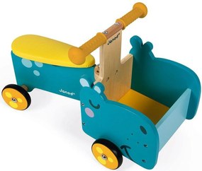 Cavalcabile Ippopotamo - legno