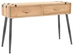 Tavolo consolle in legno massello di abete 115x40,5x76 cm