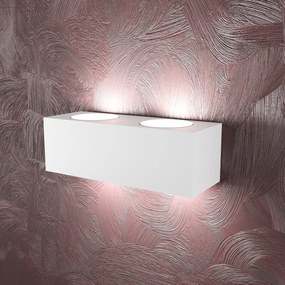 Applique Moderna Area Metallo Bianco 4 Luci Gx53