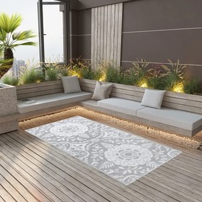 Tappeto Da Esterni Arakıl Grigio Chiaro 160x230 Cm İn Pp /