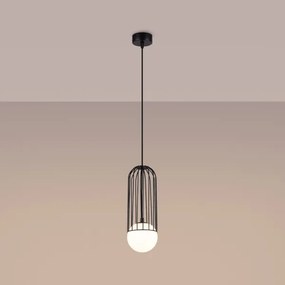 Sollux SL.1332 - Lampadario a sospensione con filo BRINA 1xG9/8W/230V nero