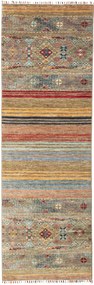 Samarkand Tappeto orientale 240x80 Blu (Pakistan) Annodato A Mano