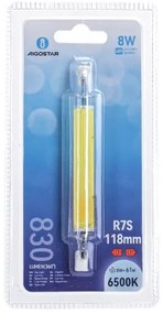 Lampadina LED R7s/8W/230V 6500K - Aigostar