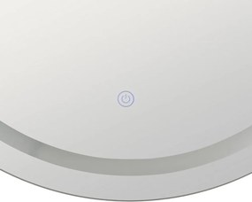 Specchio da parete con illuminazione incorporata 60x60 cm - Ixia