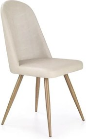 Sedia K214 ecopelle crema