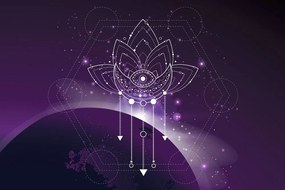 Quadro su tela – Loto Feng Shui