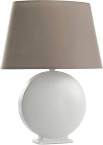 Lampada da tavolo charm Lampada da tavolo shabby Zen/G grigio cotone E27