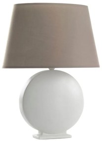 Lampada da tavolo shabby Zen/G grigio, in ceramica