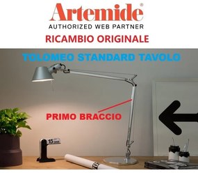 Artemide primo braccio ricambio Tolomeo standard alluminio tavolo