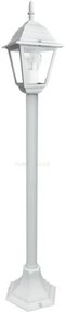 Paletto roma bianco 1 luce attacco e27 ip44 14,6x14,6x104cm