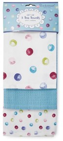 Set di 3 asciugamani da cucina in cotone Spotty Dotty - Cooksmart ®