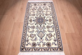 Nain Tappeto 70 x 130 (Iran) Annodato A Mano