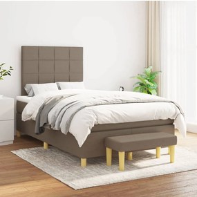 Giroletto A Molle Con Materasso Tortora 120x200 Cm İn Tessuto /
