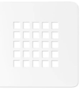 Piatto doccia in mineralmarmo 80x100 cm bianco effetto pietra con griglia e piletta sifonata