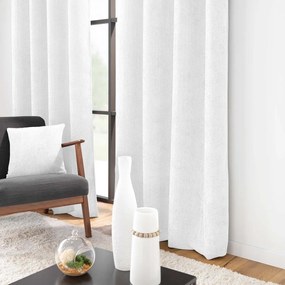 Tenda bianca in ciniglia 140x260 cm Leo – douceur d'intérieur