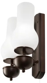 Brilagi - LED Applique COTTAGE 2xE14/40W/230V faggio/bianco