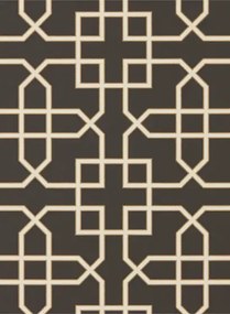 Sanderson Carta da parati Hampton Trellis - Charcoal