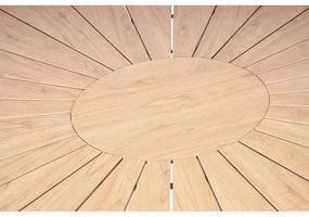 Tavolo da giardino con piano in legno d'arte, 190 x 115 cm Marienlist - Bonami Selection