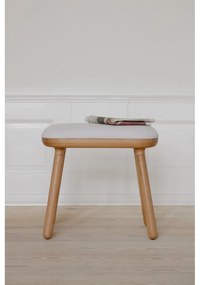 Sgabello bianco/di colore naturale Paff Tall – UMAGE