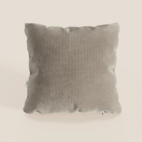 Aston cuscino disponibile in diversi colori realizzato in morbida ciniglia impermeabile dalla trama materica T26.