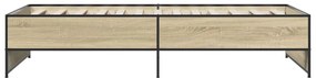 Giroletto rovere sonoma 100x200 cm legno multistrato e metallo
