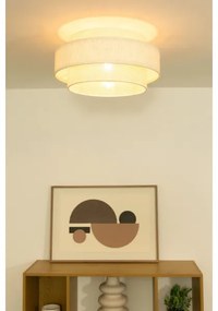 Plafoniera BOHO 1xE27/60W/230V Ø 40 cm crema/juta