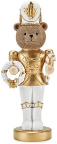 Fade Maison Soldatino orsetto Teddy xmas carousel oro cm 32