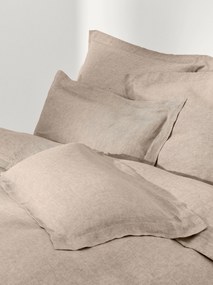 Copripiumino in lino con cucitura in rilievo Linna