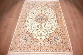 Kashan Tappeto 130 x 200 (Iran) Annodato A Mano